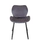 ダイニングチェア2脚セット (GD ダークグレー) 2枚目画像