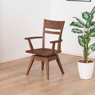 肘付き回転ダイニングチェア(イブキ)【島忠ホームズ商品】