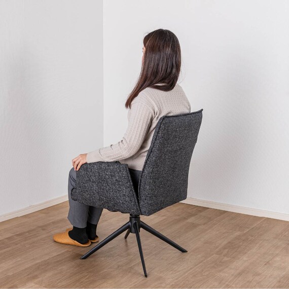 ダイニングチェア(ブラン 回転肘付き BK)【島忠ホームズ商品】 8枚目画像