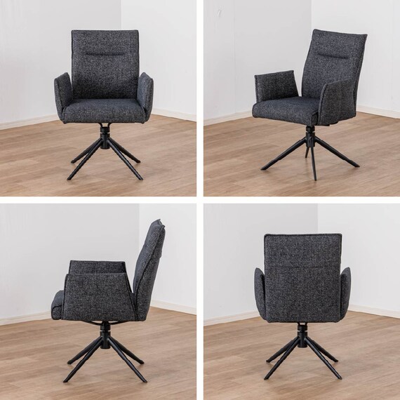 ダイニングチェア(ブラン 回転肘付き BK)【島忠ホームズ商品】 13枚目画像