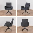 ダイニングチェア(ブラン 回転肘付き BK)【島忠ホームズ商品】 13枚目画像