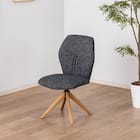 ダイニングチェア(エイムズ 回転式 NA/BK)【島忠ホームズ商品】 1枚目画像