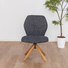 ダイニングチェア(エイムズ 回転式 NA/BK)【島忠ホームズ商品】 6枚目画像