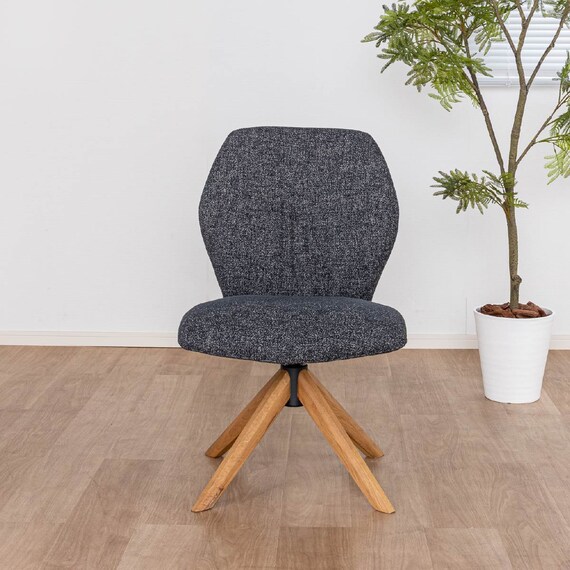 ダイニングチェア(エイムズ 回転式 NA/BK)【島忠ホームズ商品】 6枚目画像