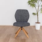 ダイニングチェア(エイムズ 回転式 NA/BK)【島忠ホームズ商品】 6枚目画像