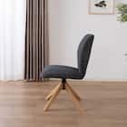 ダイニングチェア(エイムズ 回転式 NA/BK)【島忠ホームズ商品】 7枚目画像