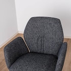 ダイニングチェア(エイムズ 回転肘付き NA/BK)【島忠ホームズ商品】 11枚目画像