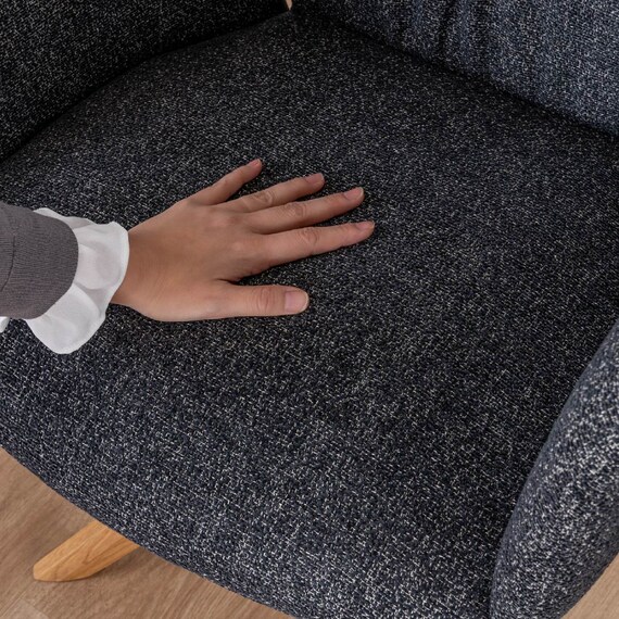 ダイニングチェア(エイムズ 回転肘付き NA/BK)【島忠ホームズ商品】 13枚目画像