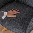 ダイニングチェア(エイムズ 回転肘付き NA/BK)【島忠ホームズ商品】 13枚目画像