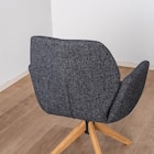 ダイニングチェア(エイムズ 回転肘付き NA/BK)【島忠ホームズ商品】 14枚目画像