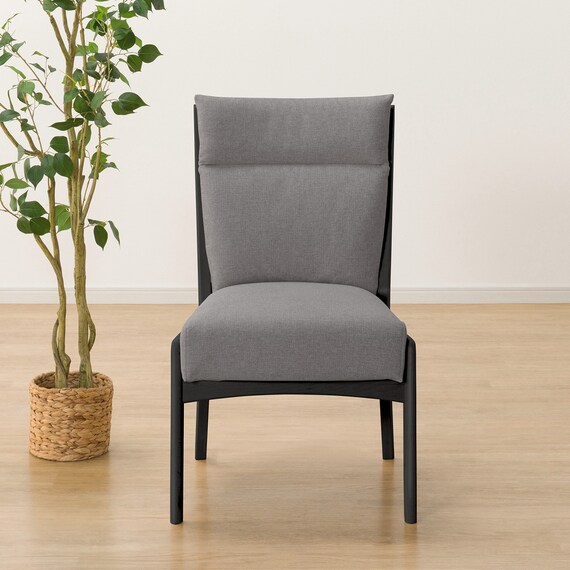 ソファのような座り心地のポケットコイルダイニングチェア(Nコレクション C-27AL BK/NSF-MGY) 7枚目画像