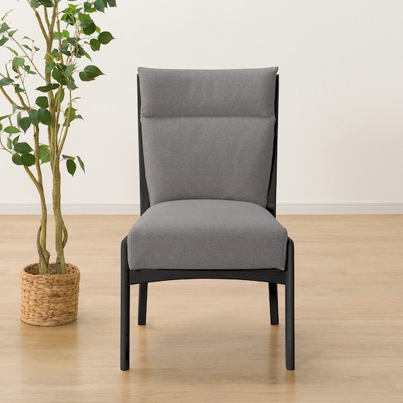 ソファのような座り心地のポケットコイルダイニングチェア(Nコレクション C-27AL BK/NSF-MGY) 7枚目画像