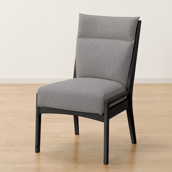 ソファのような座り心地のポケットコイルダイニングチェア(Nコレクション C-27AL BK/NSF-MGY) 8枚目画像