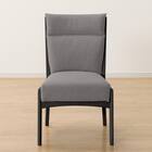 ソファのような座り心地のポケットコイルダイニングチェア(Nコレクション C-27AL BK/NSF-MGY) 9枚目画像