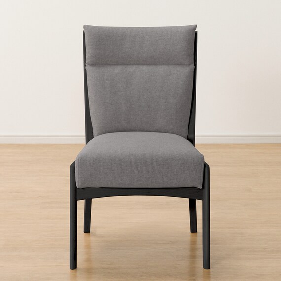 ソファのような座り心地のポケットコイルダイニングチェア(Nコレクション C-27AL BK/NSF-MGY) 9枚目画像