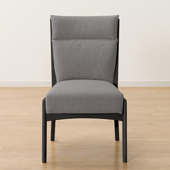 ソファのような座り心地のポケットコイルダイニングチェア(Nコレクション C-27AL BK/NSF-MGY) 9枚目画像