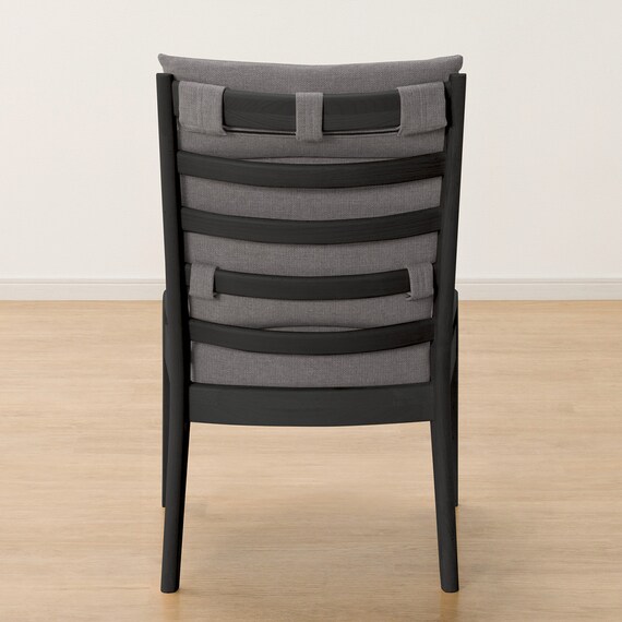 ソファのような座り心地のポケットコイルダイニングチェア(Nコレクション C-27AL BK/NSF-MGY) 11枚目画像