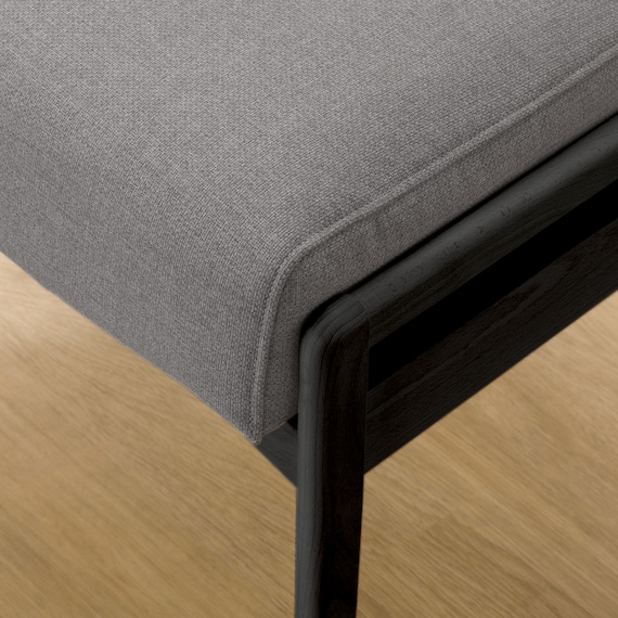 ソファのような座り心地のポケットコイルダイニングチェア(Nコレクション C-27AL BK/NSF-MGY) 14枚目画像