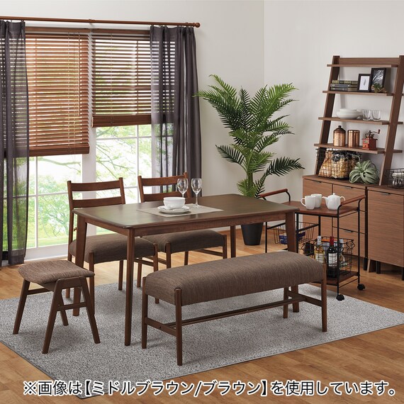ソファのような座り心地のポケットコイルダイニングベンチ(Nコレクション B-34 145 BK/NSF-MGY) 14枚目画像