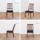 ダイニングテーブル3点セット(SDT-001 幅100cm MBR/SDT-001 2本脚 MBR/SC-003 MBR)【島忠ホームズ商品】 16枚目画像