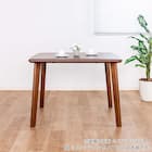 ダイニングテーブル5点セット(SDT-001 幅125cm NA/SDT-001 4本脚 NA/SC-002 NA)【島忠ホームズ商品】 2枚目画像