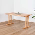 ダイニングテーブル(SDT-001 幅150cm NA/SDT-001 2本脚 NA)【島忠ホームズ商品】 1枚目画像