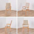 肘付きダイニングチェア(SC-002A MBR)【島忠ホームズ商品】 14枚目画像