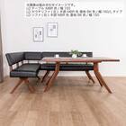 リビングダイニングソファ( フューズ 右カウチ 幅160m MBR/BK)【島忠ホームズ商品】 3枚目画像