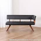 リビングダイニングソファ( フューズ 右カウチ 幅160m MBR/BK)【島忠ホームズ商品】 10枚目画像