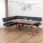 リビングダイニングソファ(フューズ 幅135cm MBR/BK)【島忠ホームズ商品】 2枚目画像