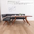 リビングダイニングソファ(フューズ 幅135cm MBR/BK)【島忠ホームズ商品】 3枚目画像