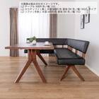 リビングダイニングソファ(フューズ 幅135cm MBR/BK)【島忠ホームズ商品】 4枚目画像