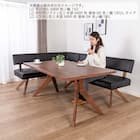 リビングダイニングソファ(フューズ 幅135cm MBR/BK)【島忠ホームズ商品】 7枚目画像