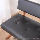 リビングダイニングソファ(フューズ 幅135cm MBR/BK)【島忠ホームズ商品】 10枚目画像