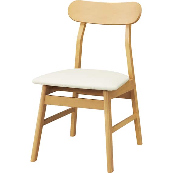 ダイニングチェア2点セット(GY01Y LBR) 2枚目画像