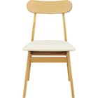 ダイニングチェア2点セット(GY01Y LBR) 3枚目画像