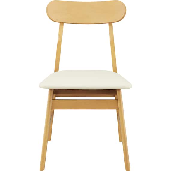 ダイニングチェア2点セット(GY01Y LBR) 3枚目画像