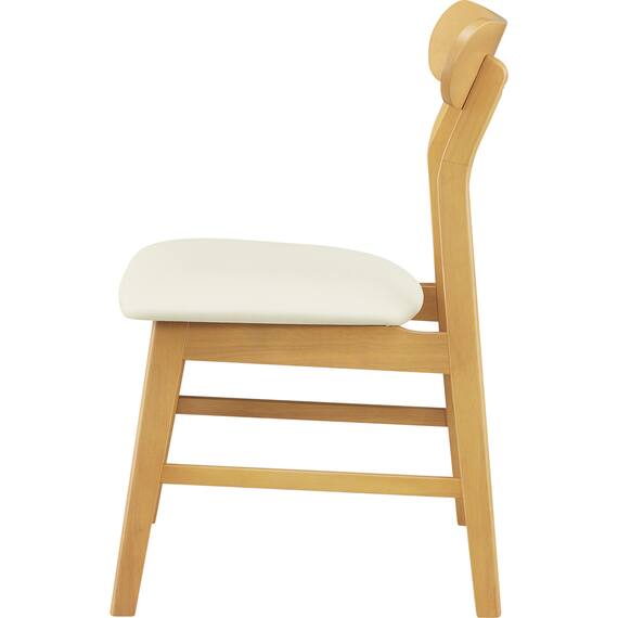 ダイニングチェア2点セット(GY01Y LBR) 4枚目画像