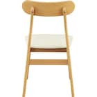 ダイニングチェア2点セット(GY01Y LBR) 5枚目画像