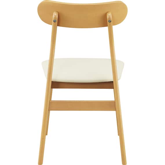 ダイニングチェア2点セット(GY01Y LBR) 5枚目画像