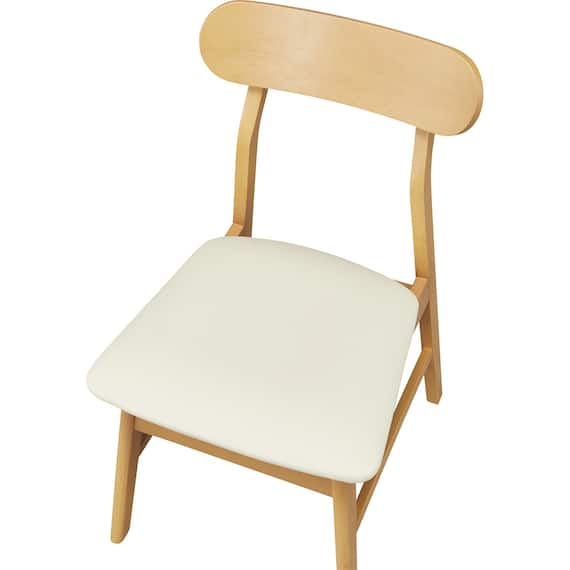 ダイニングチェア2点セット(GY01Y LBR) 6枚目画像