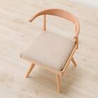 ソファのような座り心地のポケットコイルダイニング回転チェア(C-011S Nコレクション NA/NSF-BE) 8枚目画像