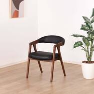 肘付きダイニングチェア(ルート001 WN/BK)【島忠ホームズ商品】