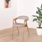 肘付きダイニングチェア(ルート001 NA/GY)【島忠ホームズ商品】 1枚目画像