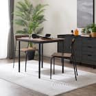 木目調ダイニング3点セット (CD01 ミドルブラウン) 10枚目画像