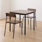 木目調ダイニング3点セット (CD01 ミドルブラウン) 12枚目画像