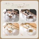 木目調ダイニング5点セット (CD01 ミドルブラウン) 6枚目画像