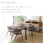 ダイニングチェア (OT01 ダークグレー) 2枚目画像