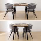 ダイニングチェア (OT01 ダークグレー) 8枚目画像