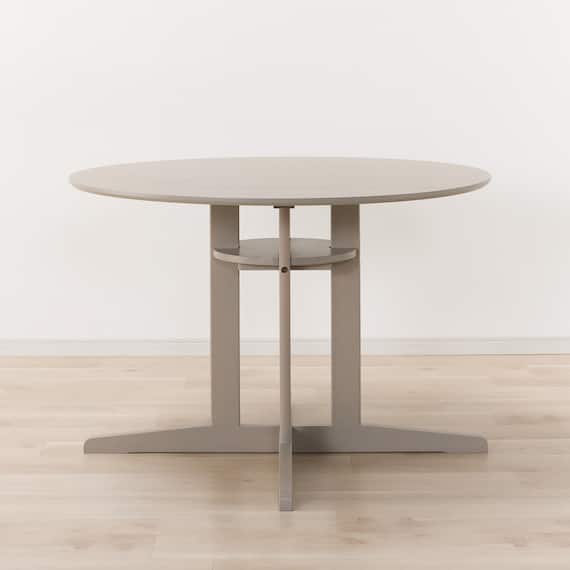 ダイニングテーブル5点セット(SJ601N 円形 105 GY) 8枚目画像